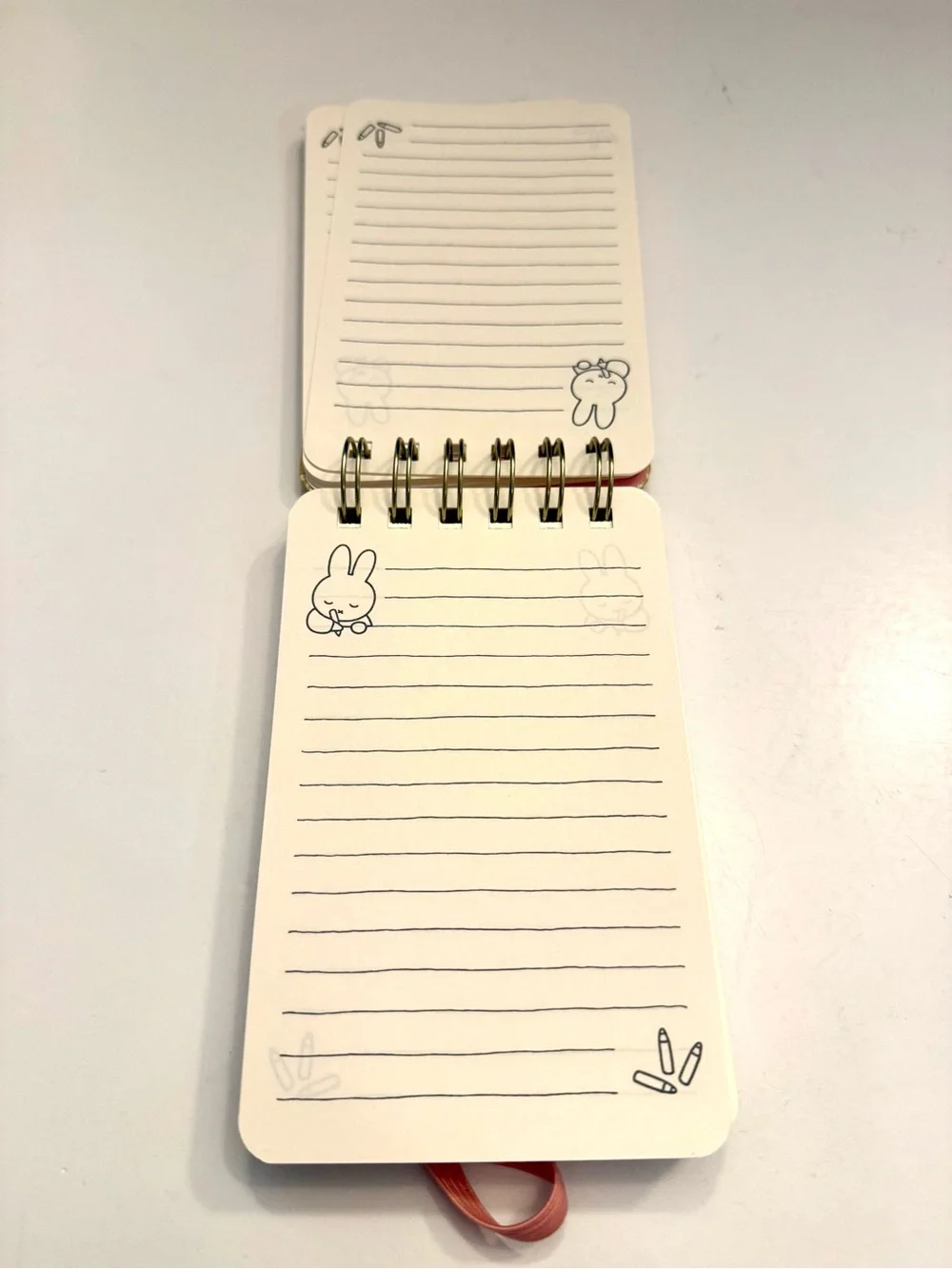 miffy Yellow Spiral Notebook with 5-Piece Gel Pen Set